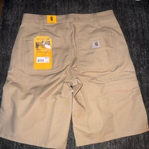 NWT: Women’s Carhartt Beige Cargo Shorts